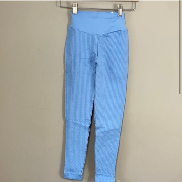 TAHIRA By Luxe leggings light blue (no tags used 4x total) - Picture 6 of 6